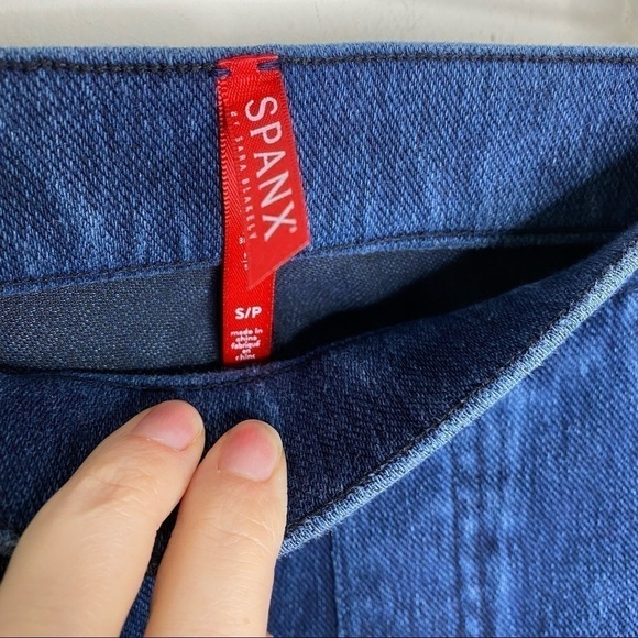 SPANX Jean-ish Ankle Leggings Twilight Rinse - Picture 4 of 7